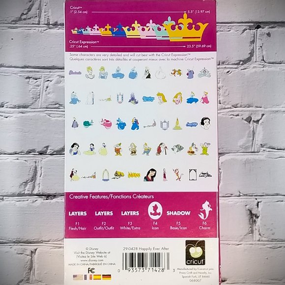 CRICUT - Disney Princess - Happily Ever After - Provo Craft 2007 - Picture 3 of 4